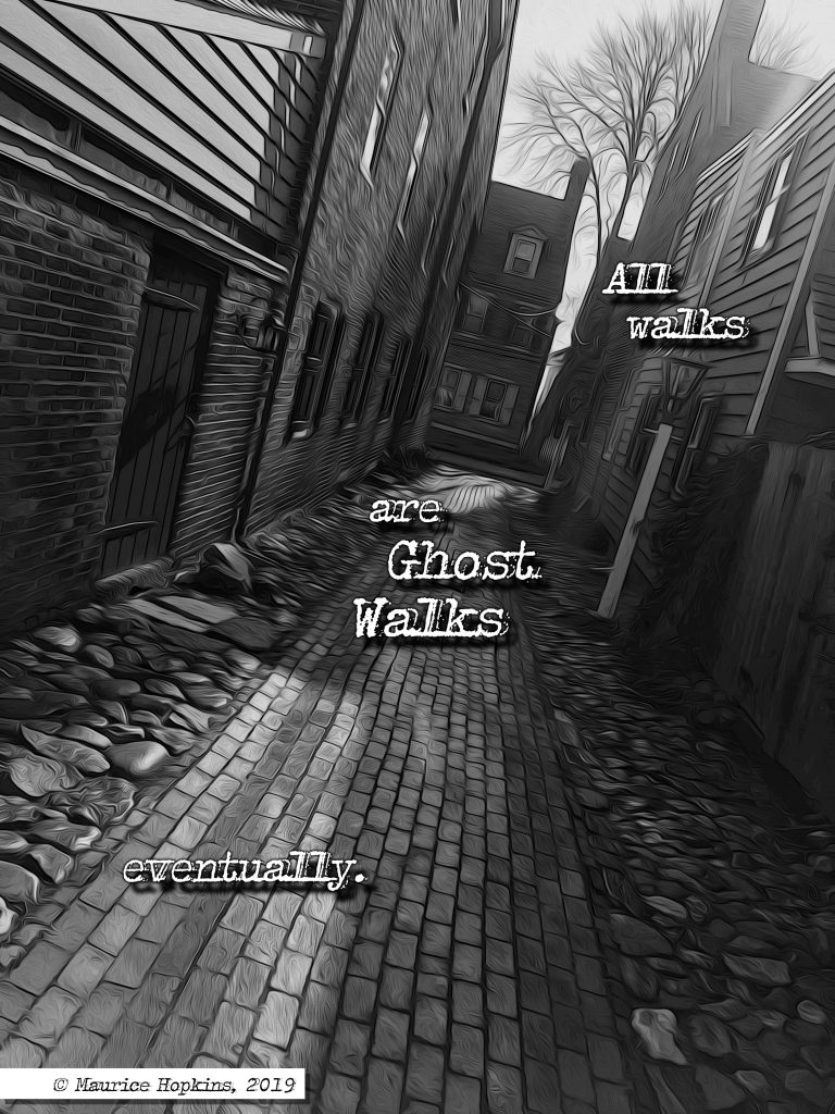 ghost walks a strange signal